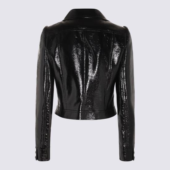 26FW 쿠레쥬 가죽 자켓 PERCBL005 VY00149999 Black - COURREGES