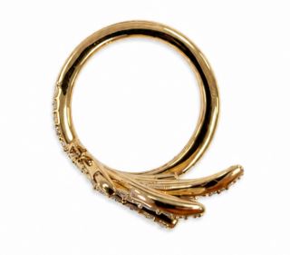 26SS 살바토레 페라가모 반지 760974 794537ORO CRYSTAL Oro - SALVATORE FERRAGAMO