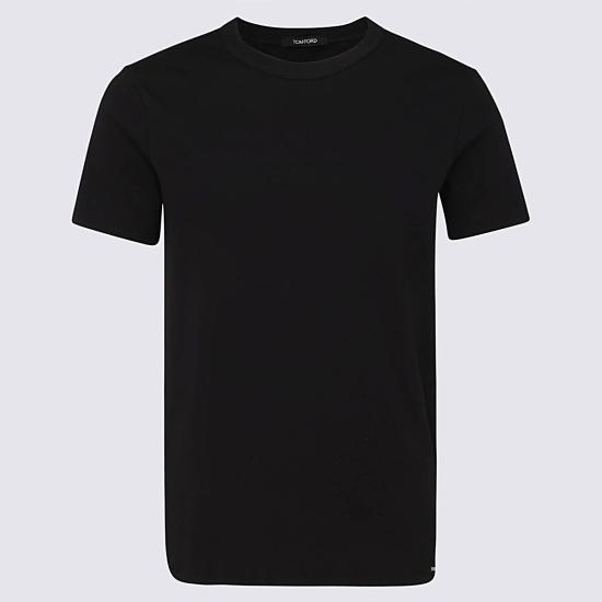 26FW 톰포드 코튼 크루넥 언더웨어 티셔츠 T4M08 1040002 Black