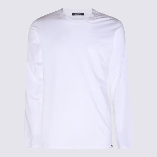 26FW 톰포드 긴팔 티셔츠 T4M14 1410100 White