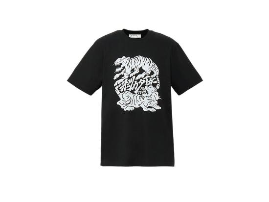  오니츠카타이거 반팔 티셔츠 2183B616 001 BLACK DOM