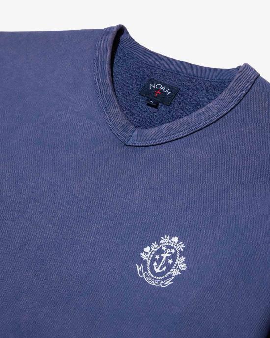 26SS 노아 긴팔 티셔츠 NOAU261MRSW043BL WASHED BLUE DOM - NOAH