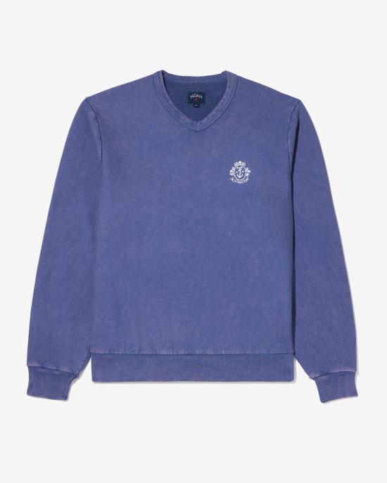 26SS 노아 긴팔 티셔츠 NOAU261MRSW043BL WASHED BLUE DOM