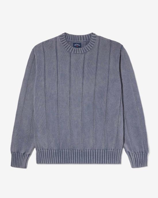 26SS 노아 스웨터 NOAU261MRST024NV DEEP BLUE DOM