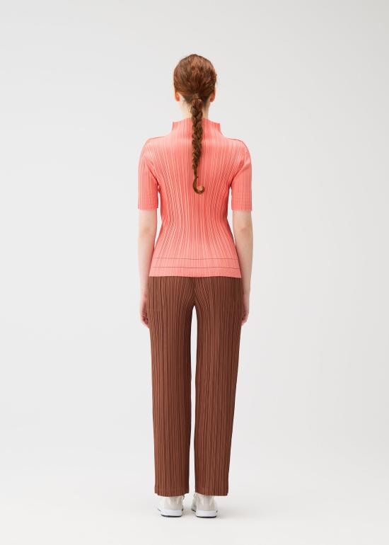 26SS 플리츠플리즈 스트레이트 팬츠 PP66JF38144 BROWN DOM - PLEATS PLEASE