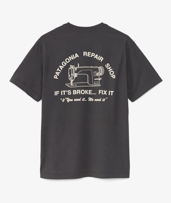 26SS 파타고니아 반팔 티셔츠 37844INBK INK BLACK DOM - PATAGONIA