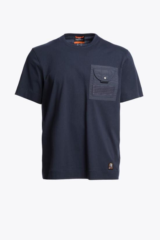 26SS 파라점퍼스 반팔 티셔츠 26SSPMTSRY01571 INK BLUE DOM