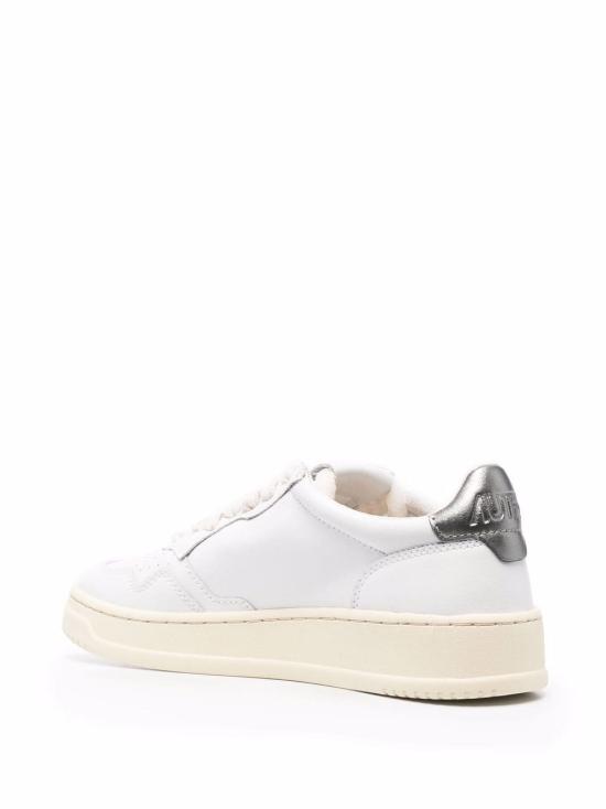 26FW 오트리 메달리스트 로우 레더 스니커즈 AULW LL05 Bianco - AUTRY