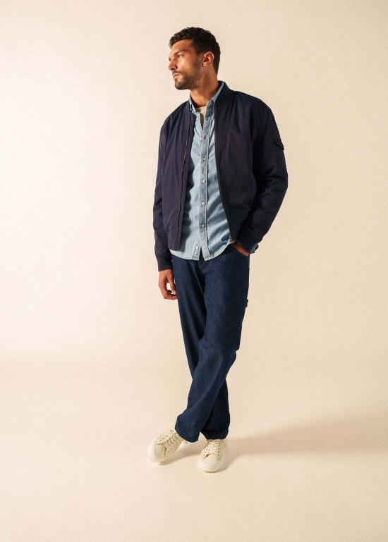  Saint James USA 봄버 자켓 세인트 제임스 USA 세인트 다리오 봄버 재킷 네이비 - OTHER BRANDS