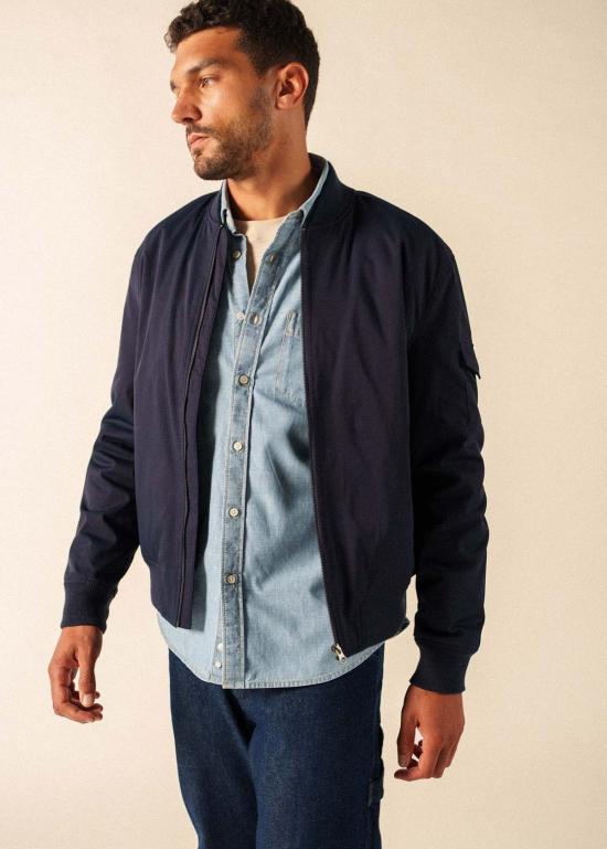  Saint James USA 봄버 자켓 세인트 제임스 USA 세인트 다리오 봄버 재킷 네이비 - OTHER BRANDS