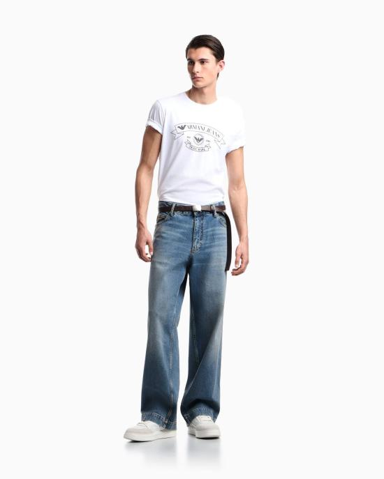 26SS 엠포리오 아르마니 데님 팬츠 EM006065 AF25135 MB002 Blue denim - EMPORIO ARMANI