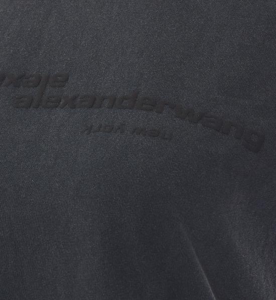 26FW 알렉산더 왕 반팔 티셔츠 1CC3261386 011 Black - ALEXANDER WANG