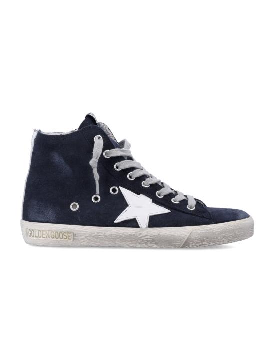 26FW 골든구스 스웨이드 프랜시 스니커즈 GWF00113F000322 50517 NIGHT BLUE WHITE