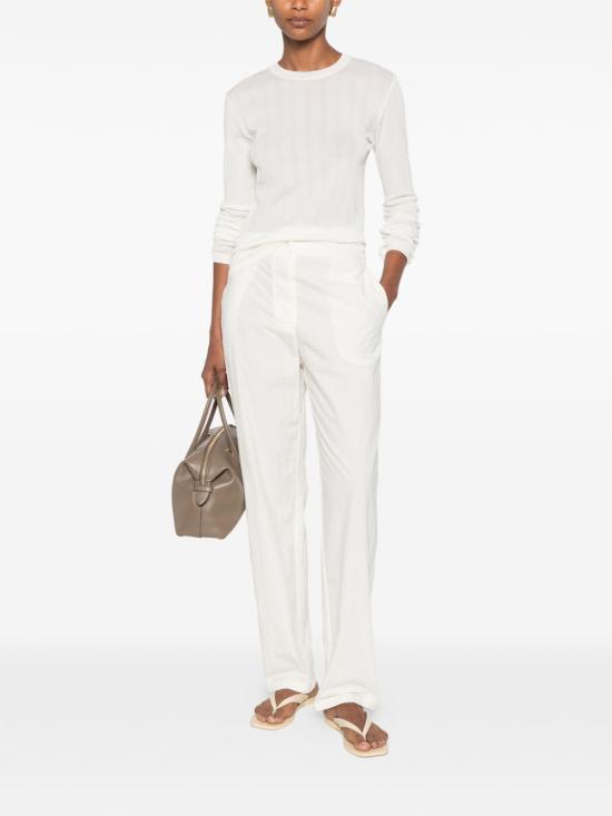 26SS 더로우 스트레이트 팬츠 11022W5041 OWH WHITE - THE ROW