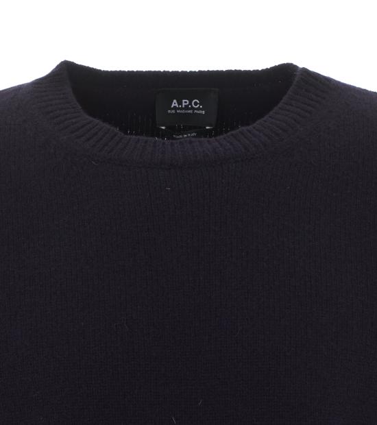 26FW 아페쎄 스웨터 WOASW H23491 IAK Blue - A.P.C.