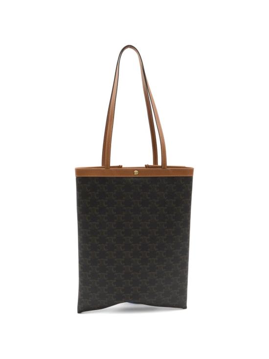 26SS 셀린느 미디움 플랫 쇼퍼백 트리옹프 캔버스 123832O90 03MI LUGGAGE