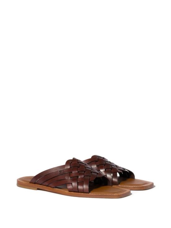 26SS 미우미우 뮬/슬리퍼 5XX678 3ZN8F0201 BROWN - MIU MIU