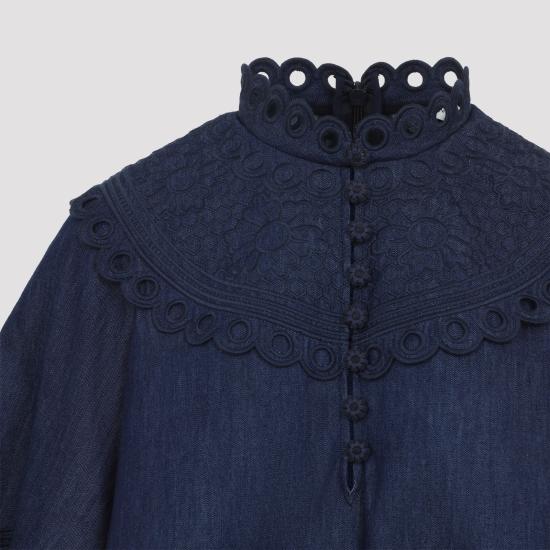 26FW 짐머만 블라우스 7282TSS263 INK - ZIMMERMANN