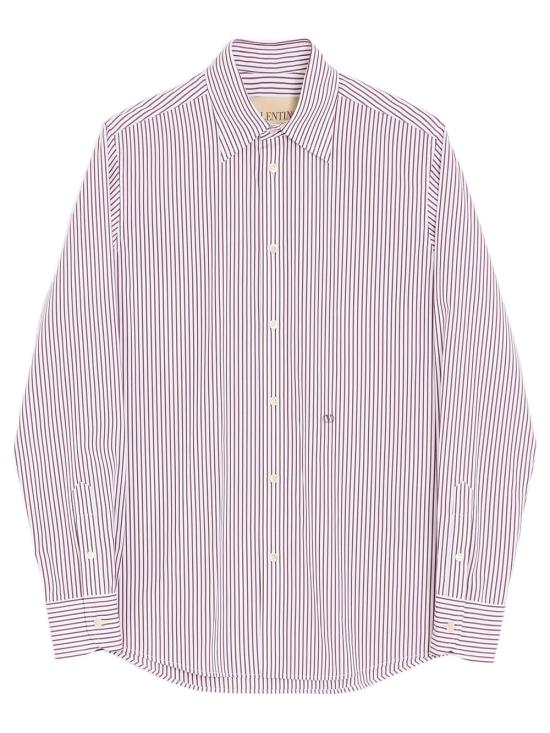 26FW 발렌티노 가라바니 긴팔 셔츠 VABS81BMR 0QZ BURRO BORDEAUX