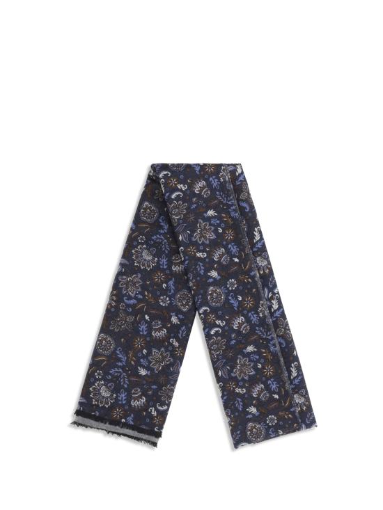 26FW 키톤 머플러/스카프 USCIACK0203L34 MULTI BLUE - KITON