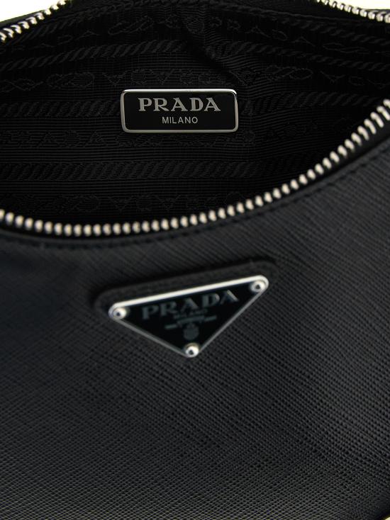 26FW 프라다 리에디션 레더 숄더백 1BH204VV2PNZVF0002 Black - PRADA