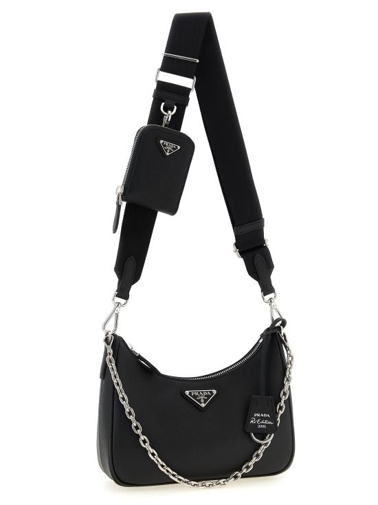 26FW 프라다 리에디션 레더 숄더백 1BH204VV2PNZVF0002 Black - PRADA