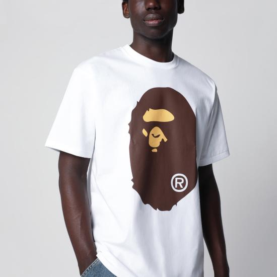 26SS 베이프 반팔 티셔츠 001TEM301002MCO White - BAPE