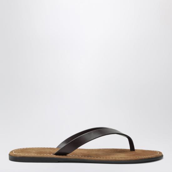 26SS 더로우 비치 플립 플랍 F1874L838 Brown