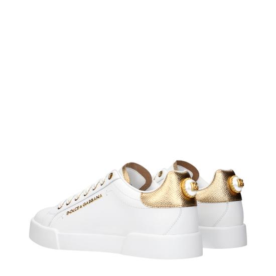 26SS 돌체앤가바나 카프스킨 나파 포르토피노 스니커즈 CK2329AN2988B996 - DOLCE & GABBANA