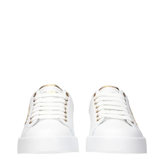 26SS 돌체앤가바나 카프스킨 나파 포르토피노 스니커즈 CK2329AN2988B996 - DOLCE & GABBANA