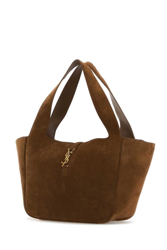 26FW 생로랑 LE 5 A 7 베아 스웨이드 토트백 763435008IW 2885 Camel - SAINT LAURENT