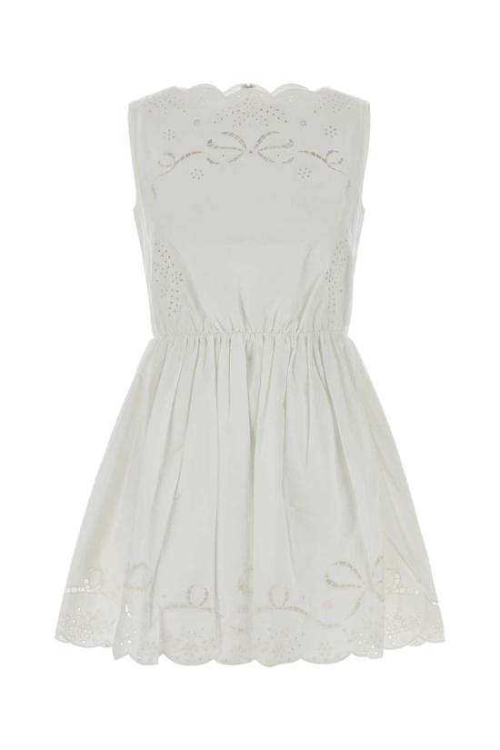 26SS 셀프 포트레이트 숏 원피스 AC26034SW WHITE White