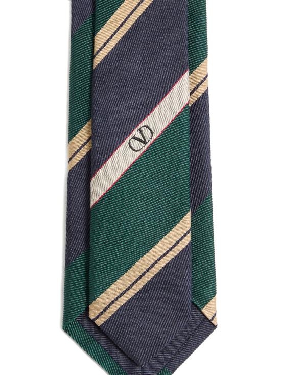 26FW 발렌티노 가라바니 넥타이 YEV195WHS 0HL VERDE BLU AVORIO - VALENTINO GARAVANI
