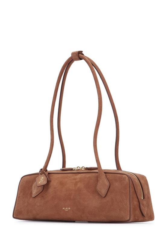 26FW 알라이아 르 테켈 미디움 레더 숄더백 AA1S06033CA214 731 TERREDOMBRE - ALAIA