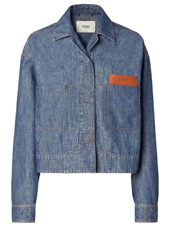26FW 펜디 데님 자켓 FLF861 AW8H F0QB0 NAVY