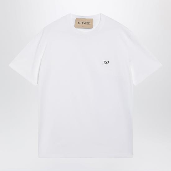 26FW 발렌티노 가라바니 반팔 티셔츠 9V3MG10VBMM White