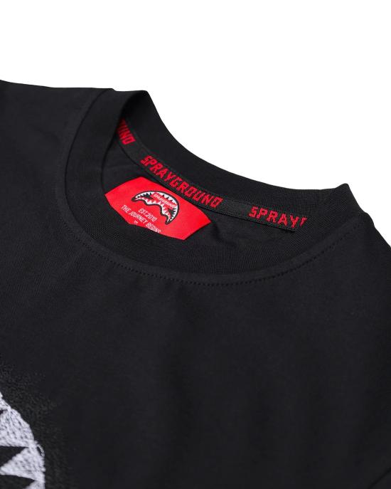 26SS 스프레이그라운드 반팔 티셔츠 SP862BLK BLACK - SPRAYGROUND