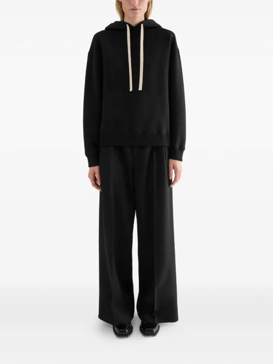 26FW 질샌더 후드 티셔츠 J02GU0123 J20128001 Black - JIL SANDER