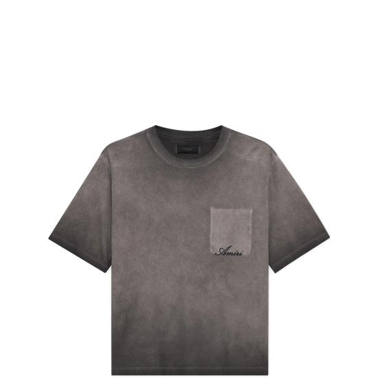 26FW 아미리 반팔 티셔츠 AMTOJR1147 001 BLACK GREY - AMIRI