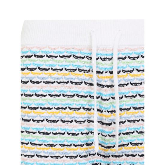 26FW 카사블랑카 숏팬츠 PF26 KW 1210 01 MULTI WHITE MULTICOLOUR - CASABLANCA