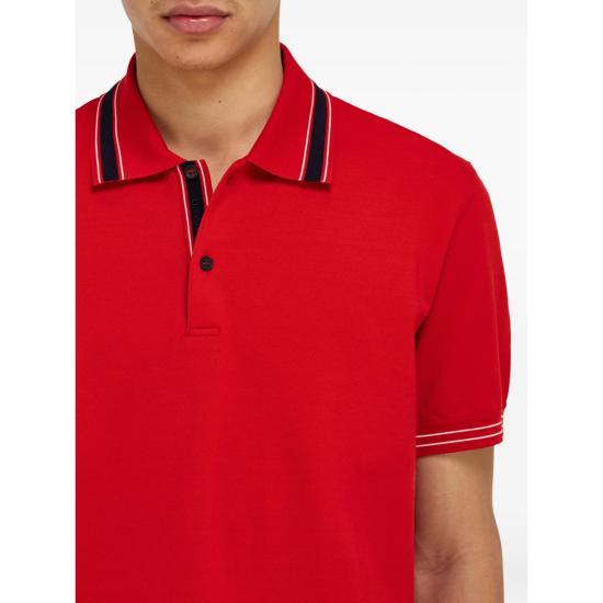 26FW 살바토레 페라가모 폴로 티셔츠 144705 0795891 REDNA - SALVATORE FERRAGAMO