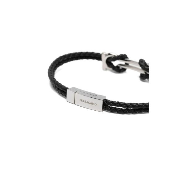 26FW 살바토레 페라가모 브레이슬릿 770422 0796082 NERO BLACK - SALVATORE FERRAGAMO