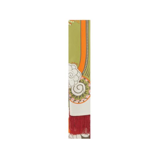 26FW 라 더블제이 머플러/스카프 SCA0075 SIL006AMB0 GR02 GREEN MULTICOLOUR