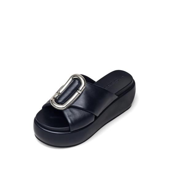 26FW 마크제이콥스 뮬/슬리퍼 2P6FSA001F23 001 BLACK - MARC JACOBS