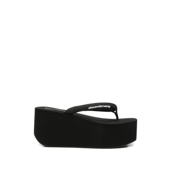 26FW 알렉산더 왕 뮬/슬리퍼 30326S024 001 BLACK