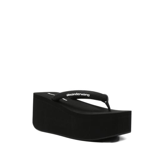 26FW 알렉산더 왕 뮬/슬리퍼 30326S024 001 BLACK - ALEXANDER WANG