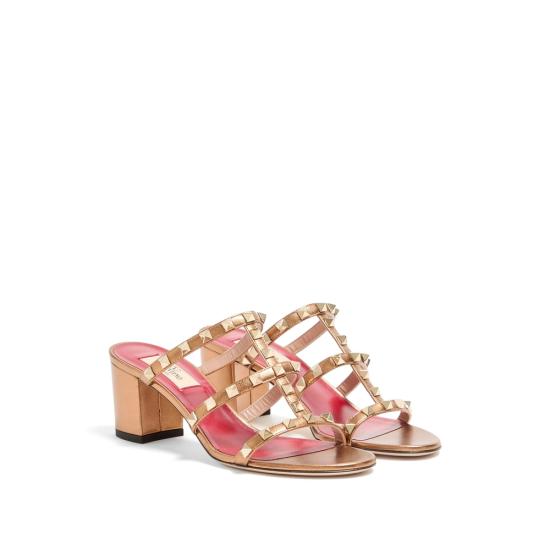 26FW 발렌티노 가라바니 뮬/슬리퍼 9W2S0C47QKH 3UM GOLD - VALENTINO GARAVANI