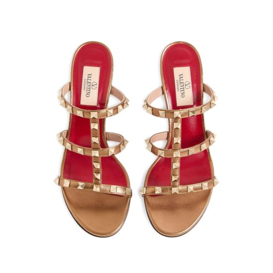 26FW 발렌티노 가라바니 뮬/슬리퍼 9W2S0C47QKH 3UM GOLD - VALENTINO GARAVANI