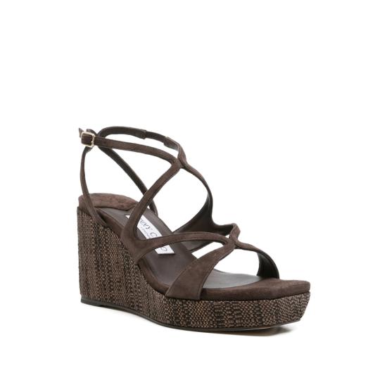 26FW 지미추 샌들 AYLA 85 FHB CHOCO BROWN - JIMMY CHOO