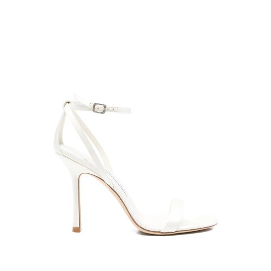 26FW 지미추 힐/펌프스 MOZA 100 TCU IVORY WHITE